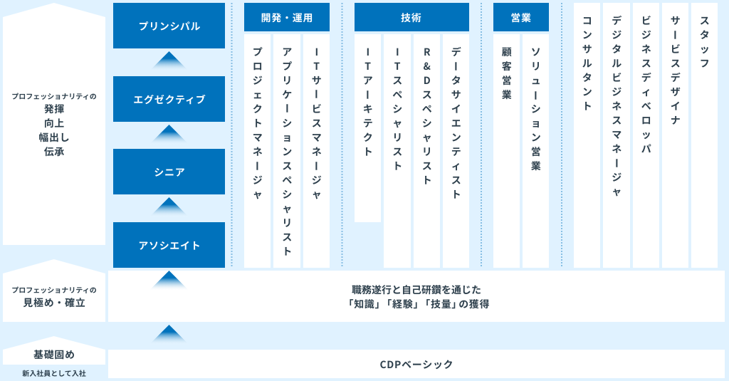 プロフェッショナルCDP (Professional・Career・Development・Program)の図